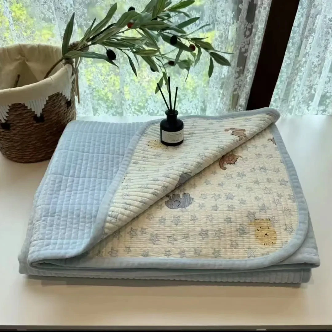 老徐加大超细绒220*240纯棉加绒床盖四季通用床盖榻榻米床单双面