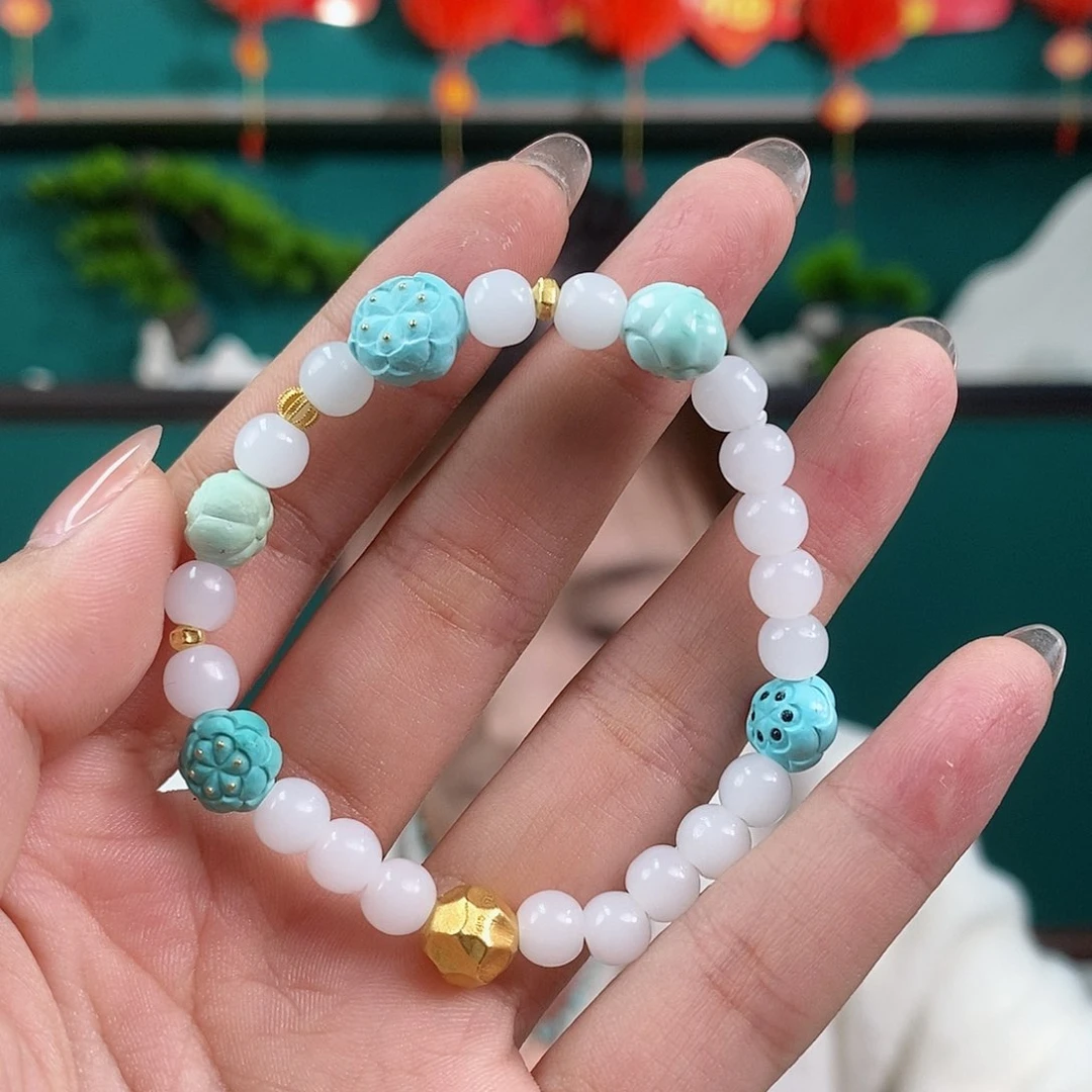 绿松石珠宝奇石未镶嵌