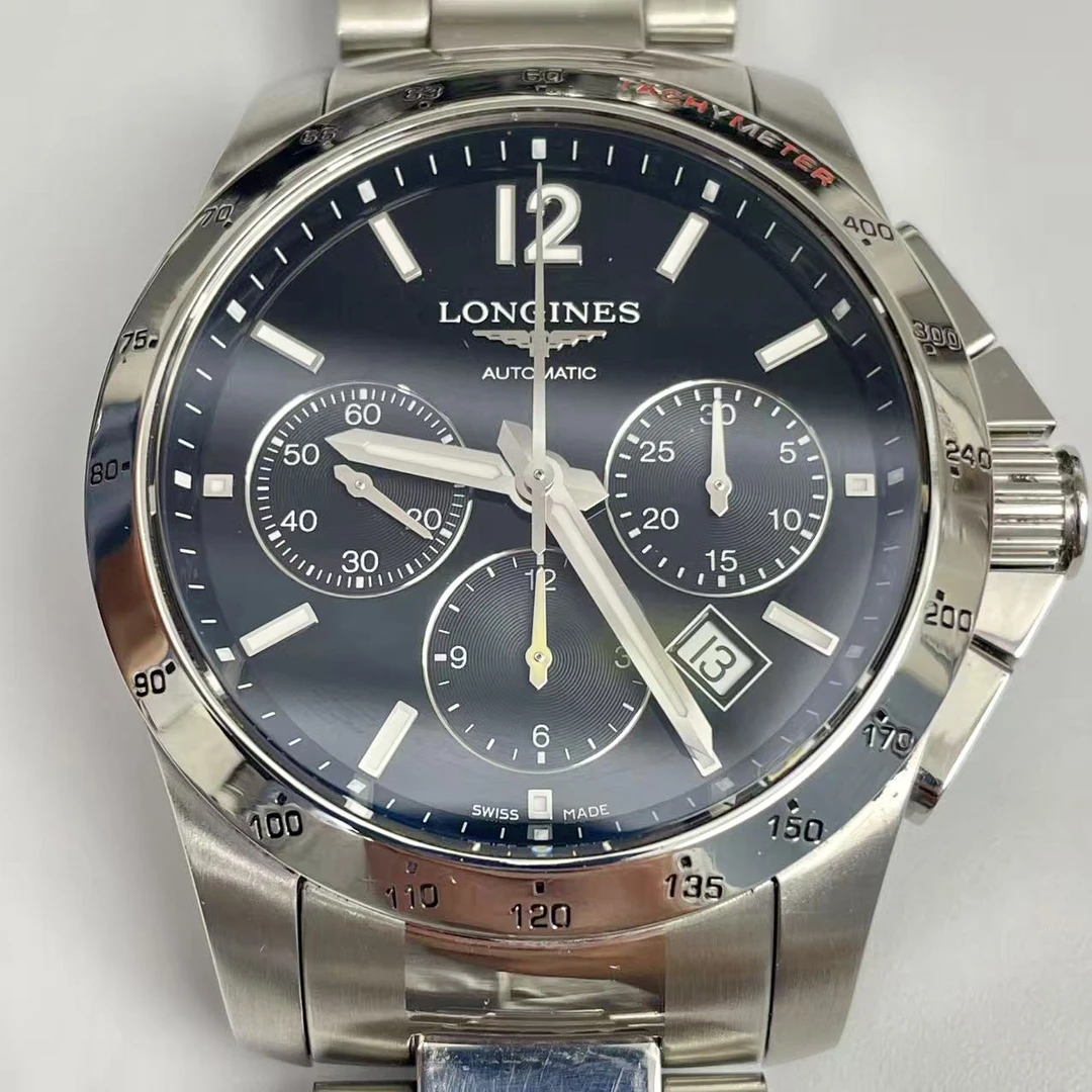 99新 Longines/浪琴 运动康卡斯/自动机芯/男士/41mm/单表原扣