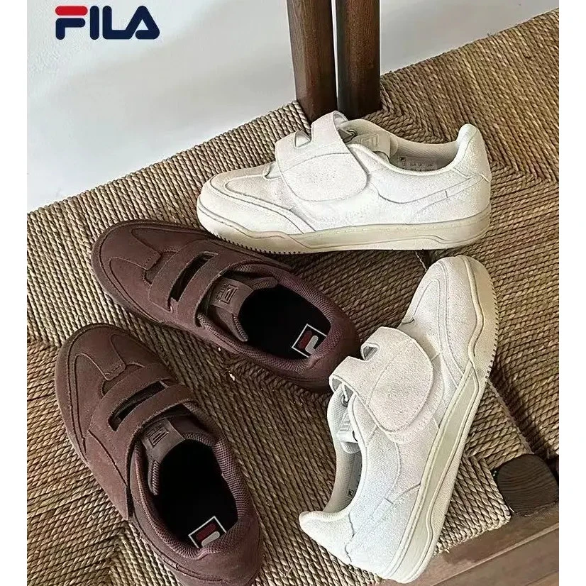 fila/斐乐【贴贴】女鞋复古板鞋2025春新款贴贴鞋F12W512228F