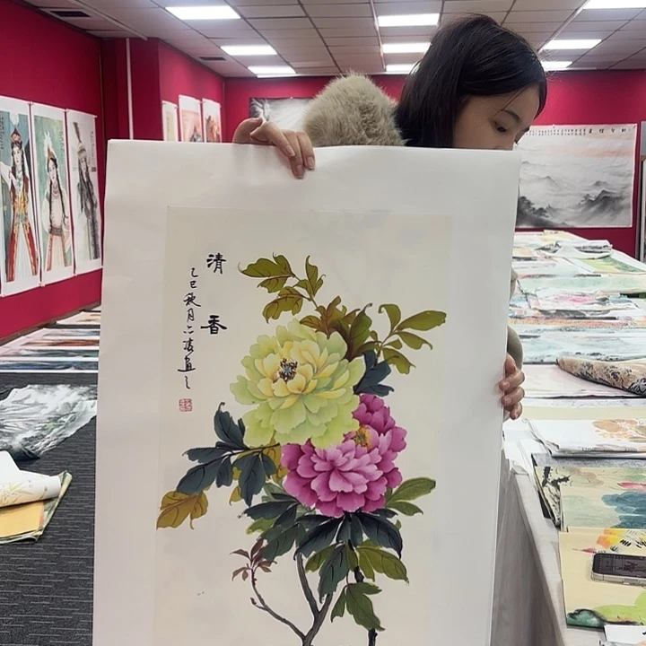 马***明国画国画作品纯手绘