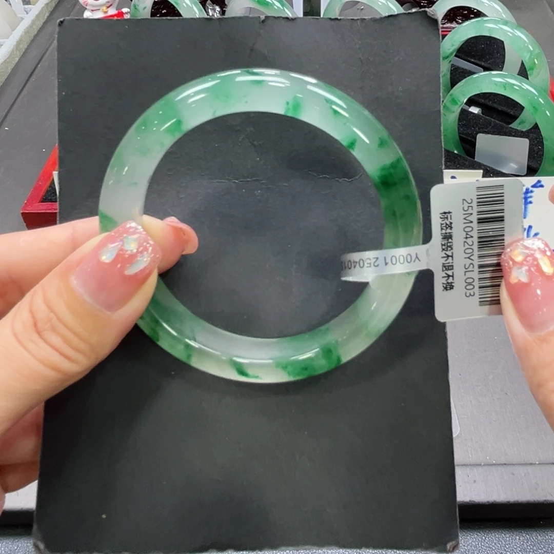 石英质玉手镯未镶嵌➕冰冰55.7