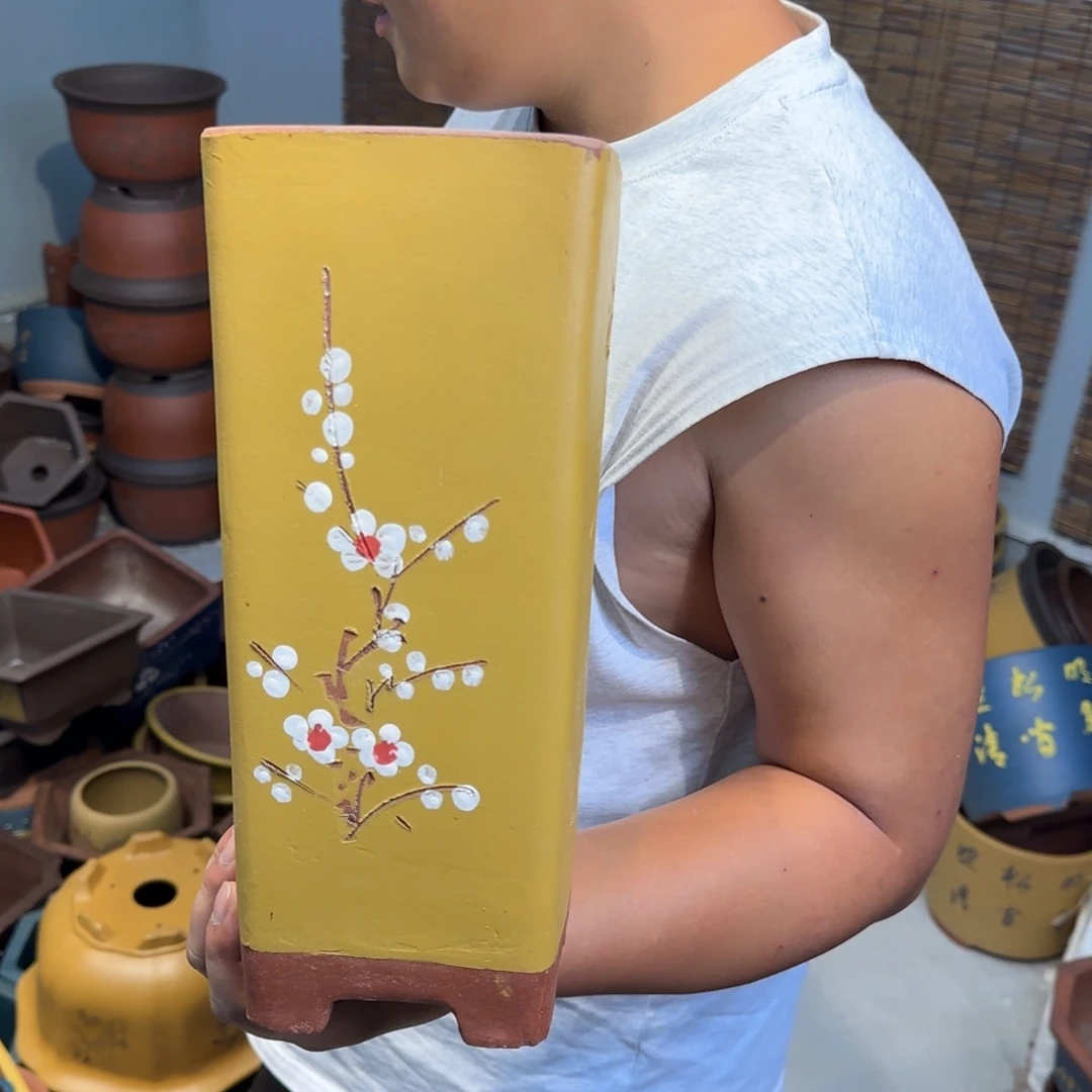 紫砂花盆口径13.31口径