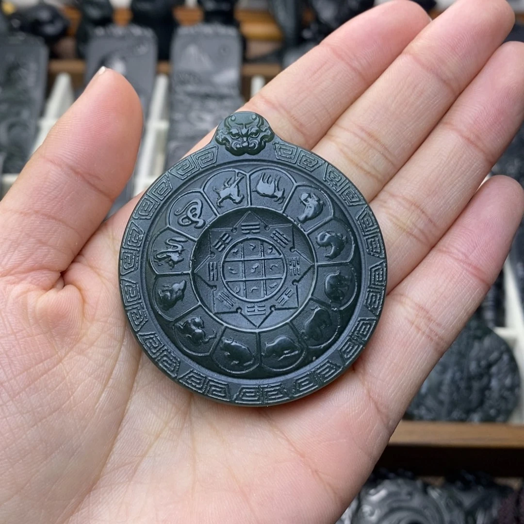 鸡***天和田玉未镶嵌颈饰