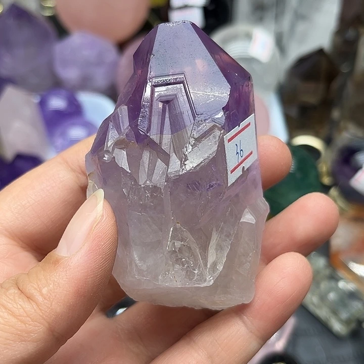 未镶嵌珠宝半成品水晶154克紫水晶原石