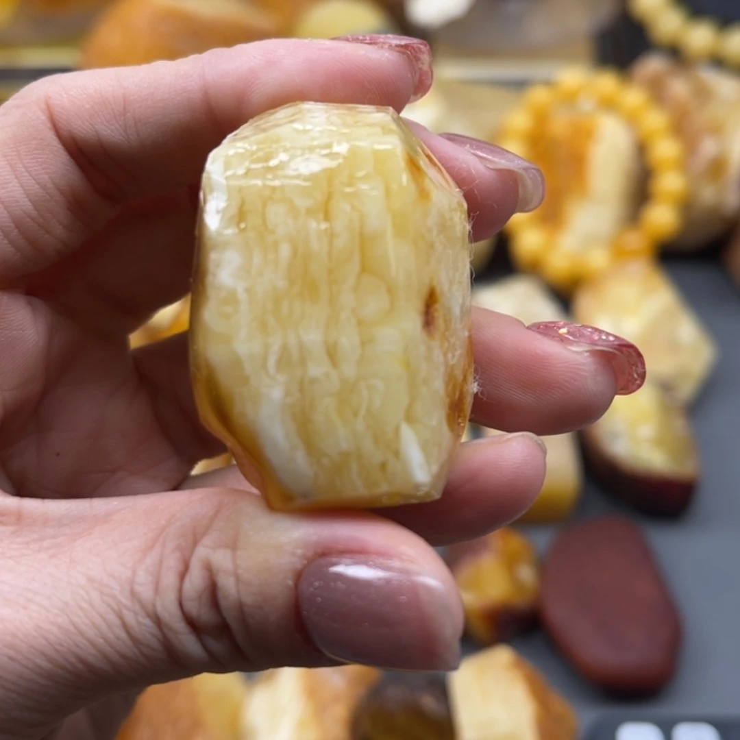 【闪购商品】未镶嵌定制琥珀天然琥珀蜜蜡原石定制