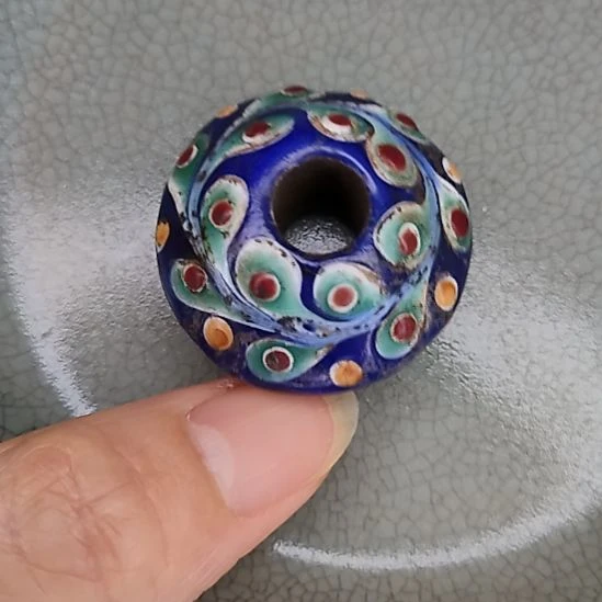 摆件开片瓷器瓷片摆件