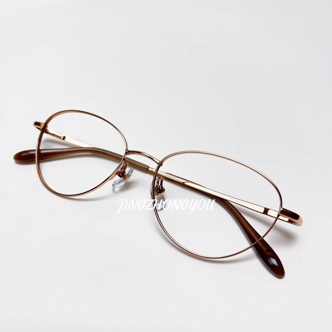 JINGZHONGYOU 清冷感 千金款 高定轻奢细框眼镜框
