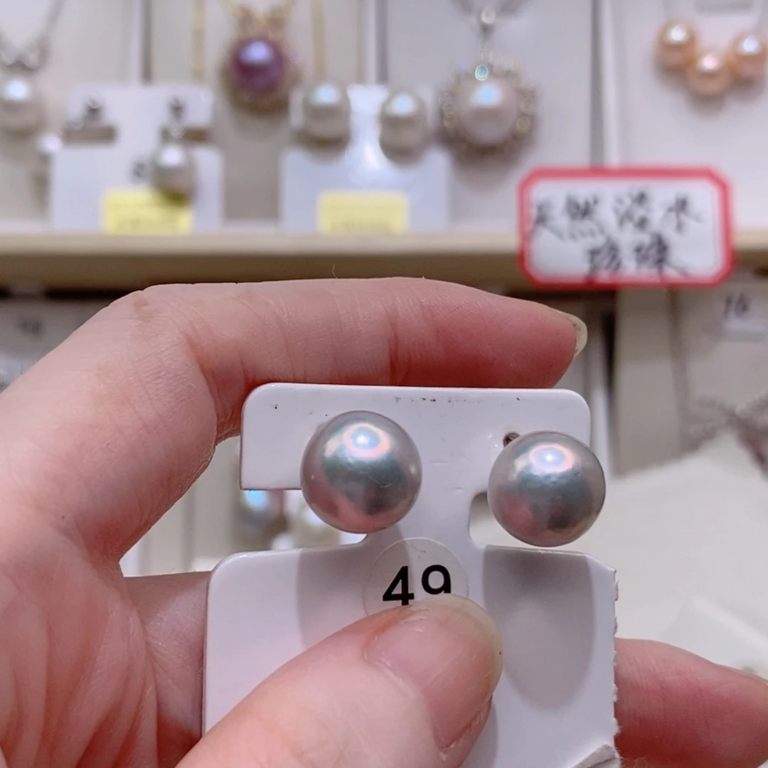 吊坠(赠链)银S925镶嵌淡水珍珠A