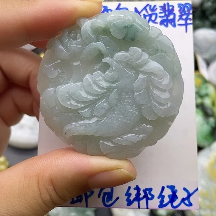 颈饰未镶嵌翡翠天然翡翠
