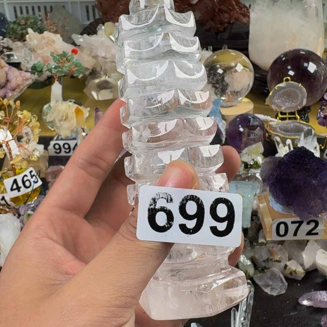 花***昙水晶珠宝半成品未镶嵌