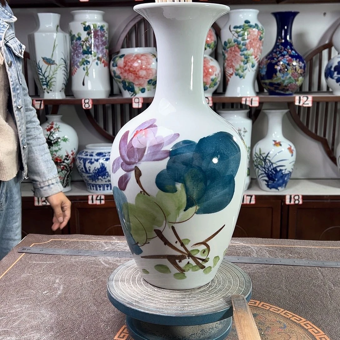摆件景德镇陶瓷棒鸟