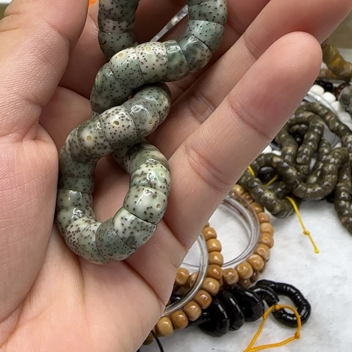 手串星月菩提106绿星月菩提绿10单圈大肠