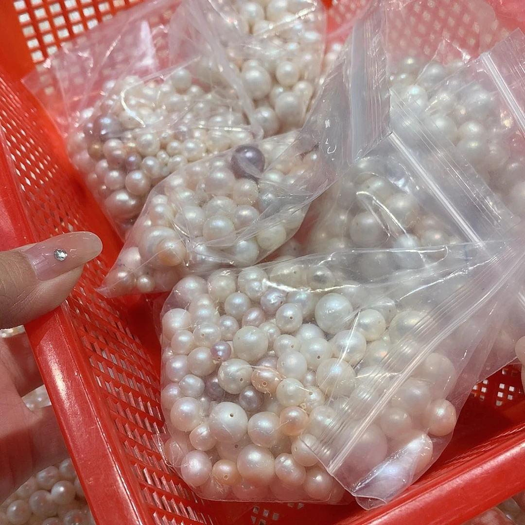 淡水珍珠一包 散珠子未镶嵌