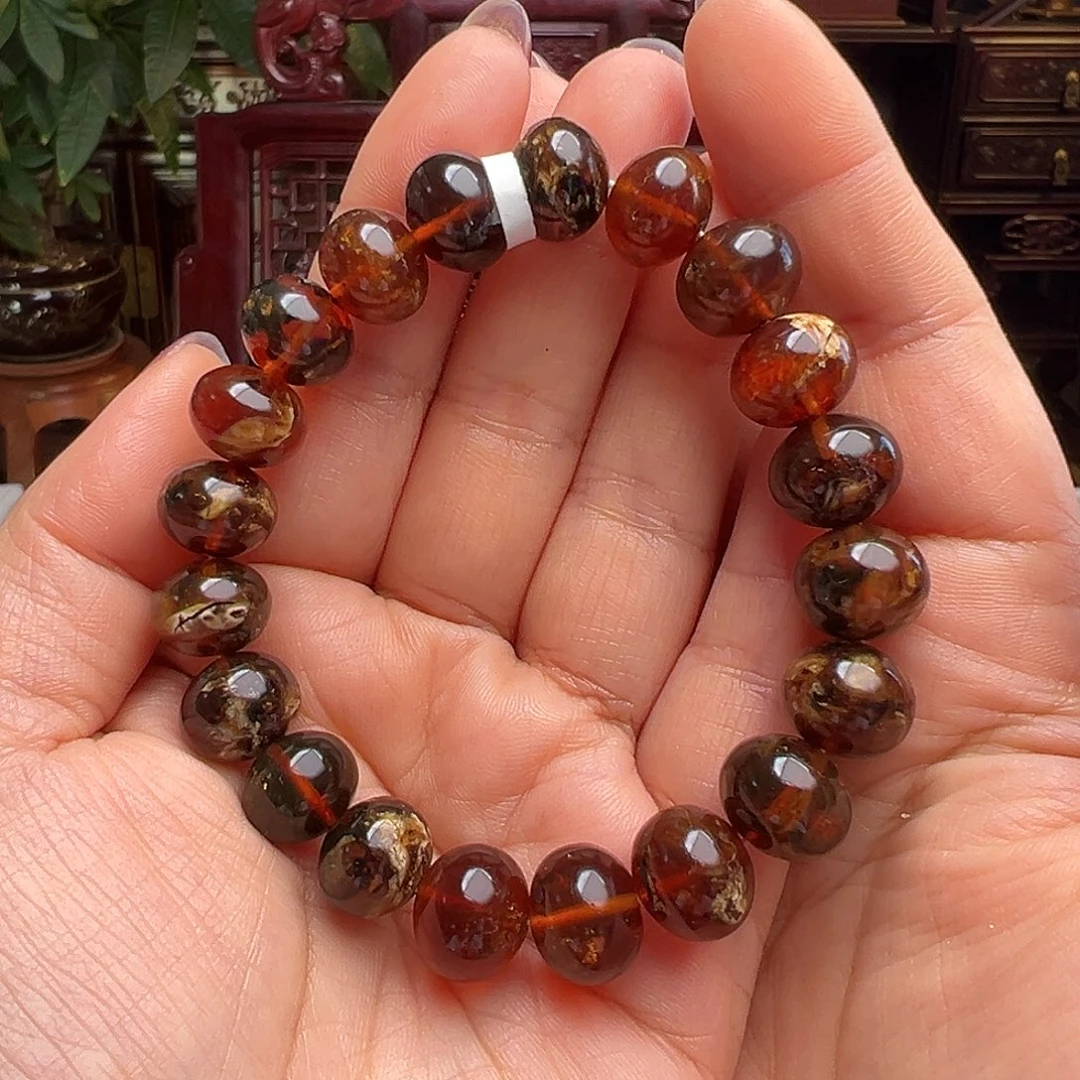 琥珀未镶嵌裸石抚顺琥珀10170十二