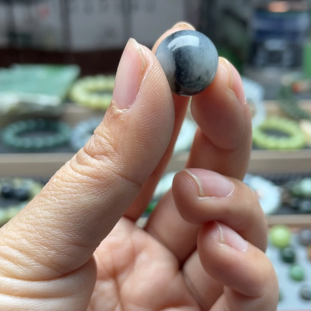 和田玉单珠14未镶嵌