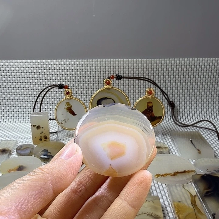 玛瑙/玉髓未镶嵌吊坠(不含链)30