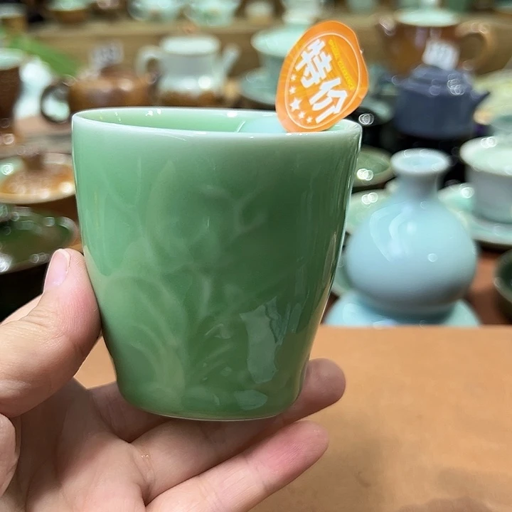 龙泉敬悦青瓷品茗杯特价