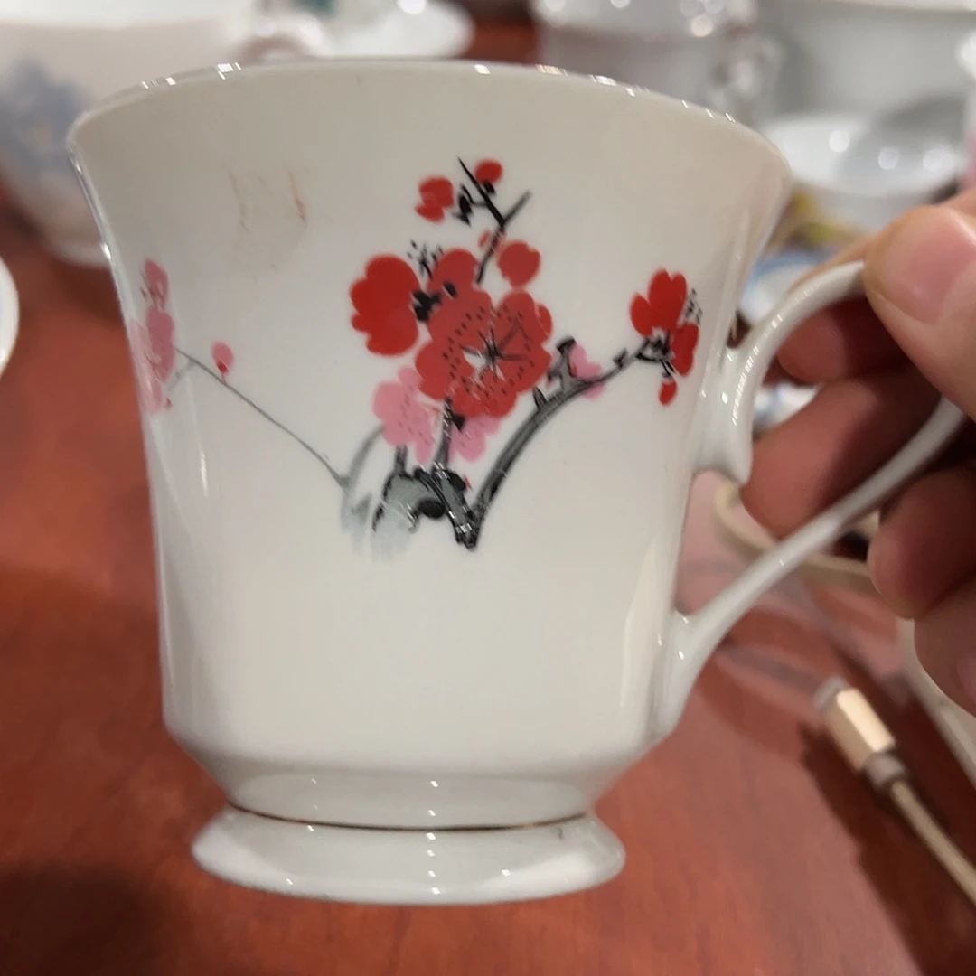 醴陵瓷直播供货基地釉上咖啡杯 微瑕