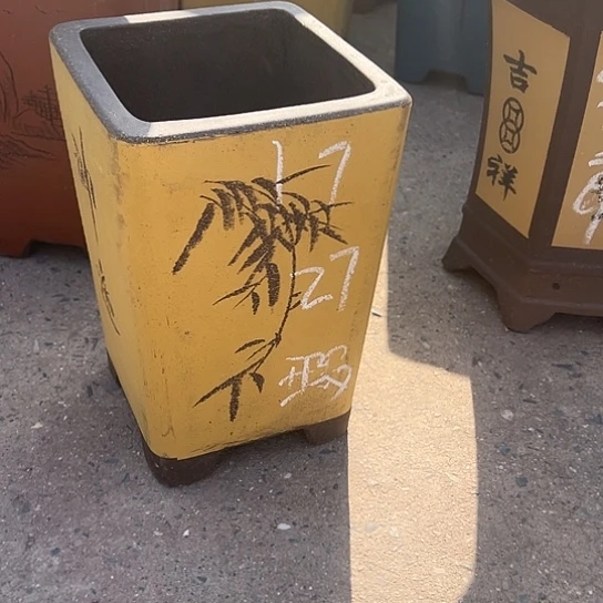 紫砂花盆透气花盆