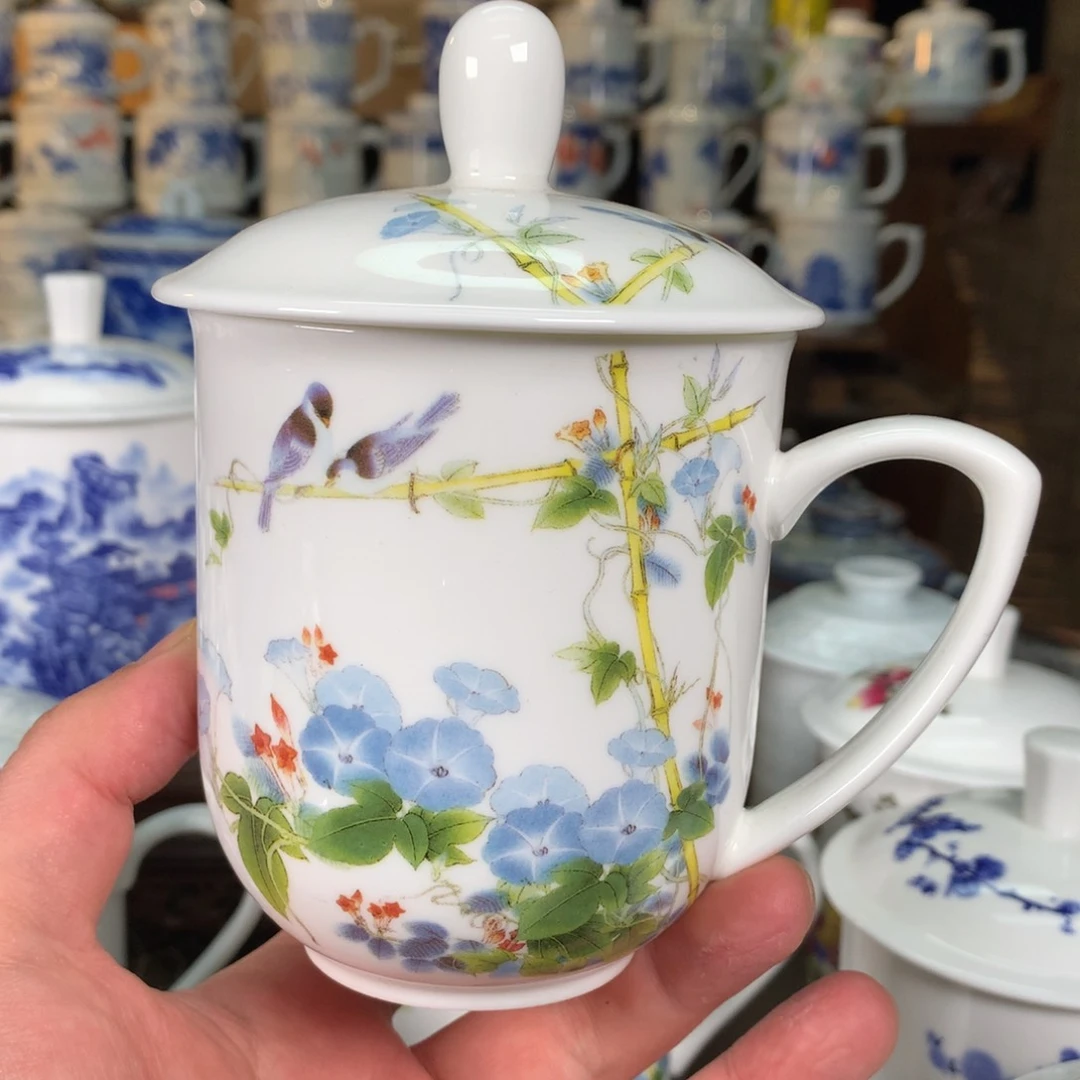 景德镇陶瓷高温办公杯