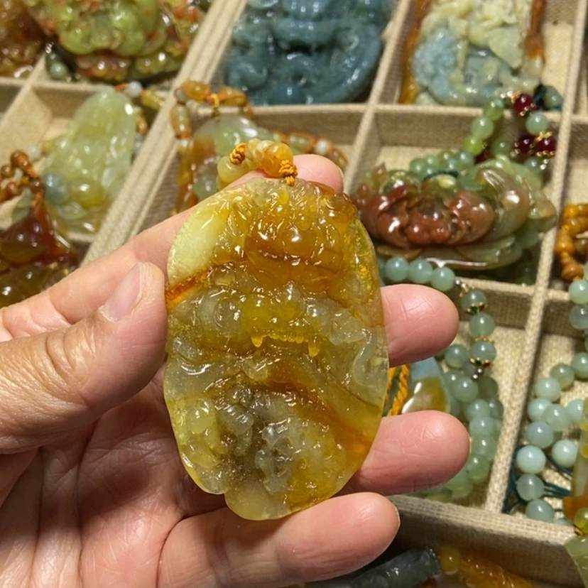 【闪购商品】蛇纹石玉未镶嵌颈饰