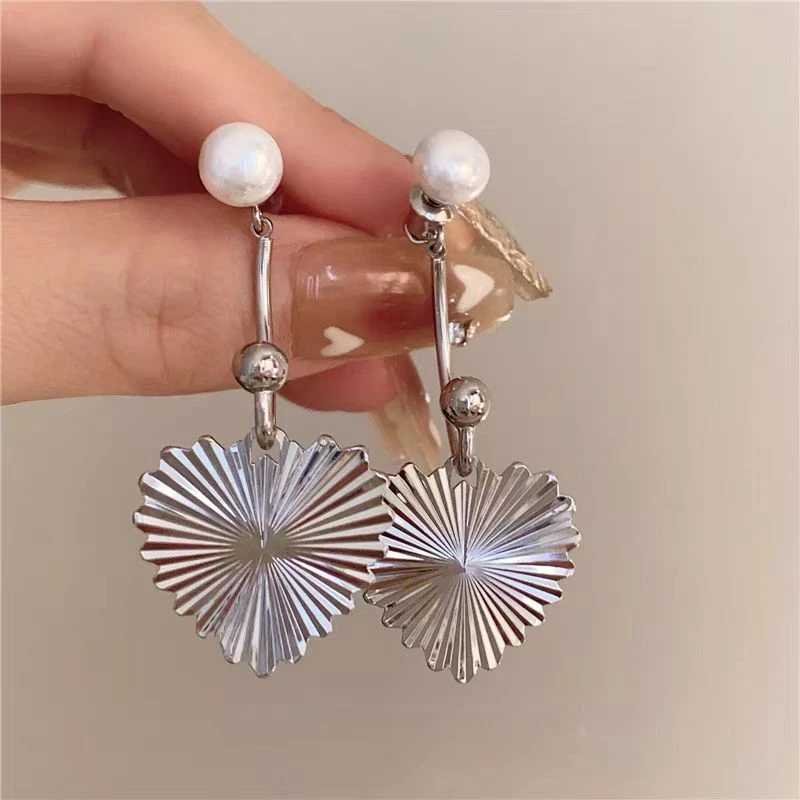 打开心门~法式复古小众设计两戴后挂珠珠耳环 高级感显脸小耳饰品