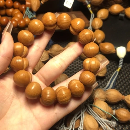 爱***痕橄榄核手串/手链素串