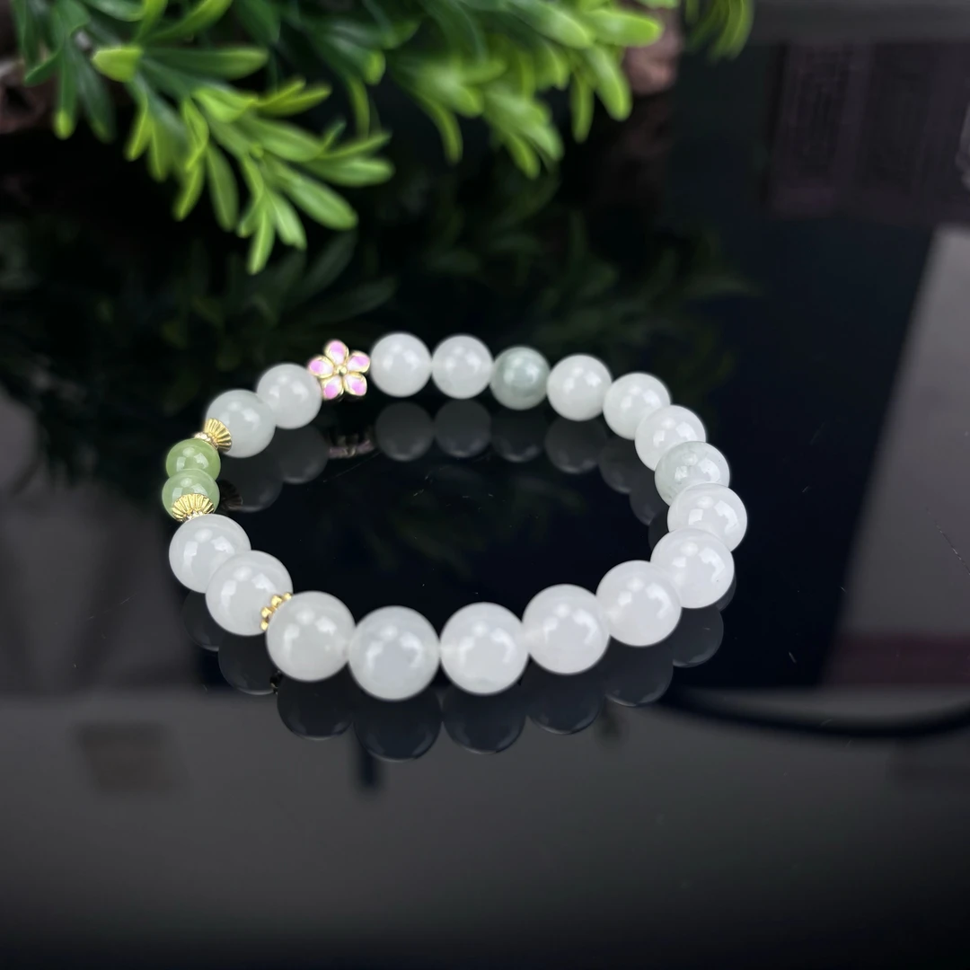 【星光村小飞D5408】金丝玉手串