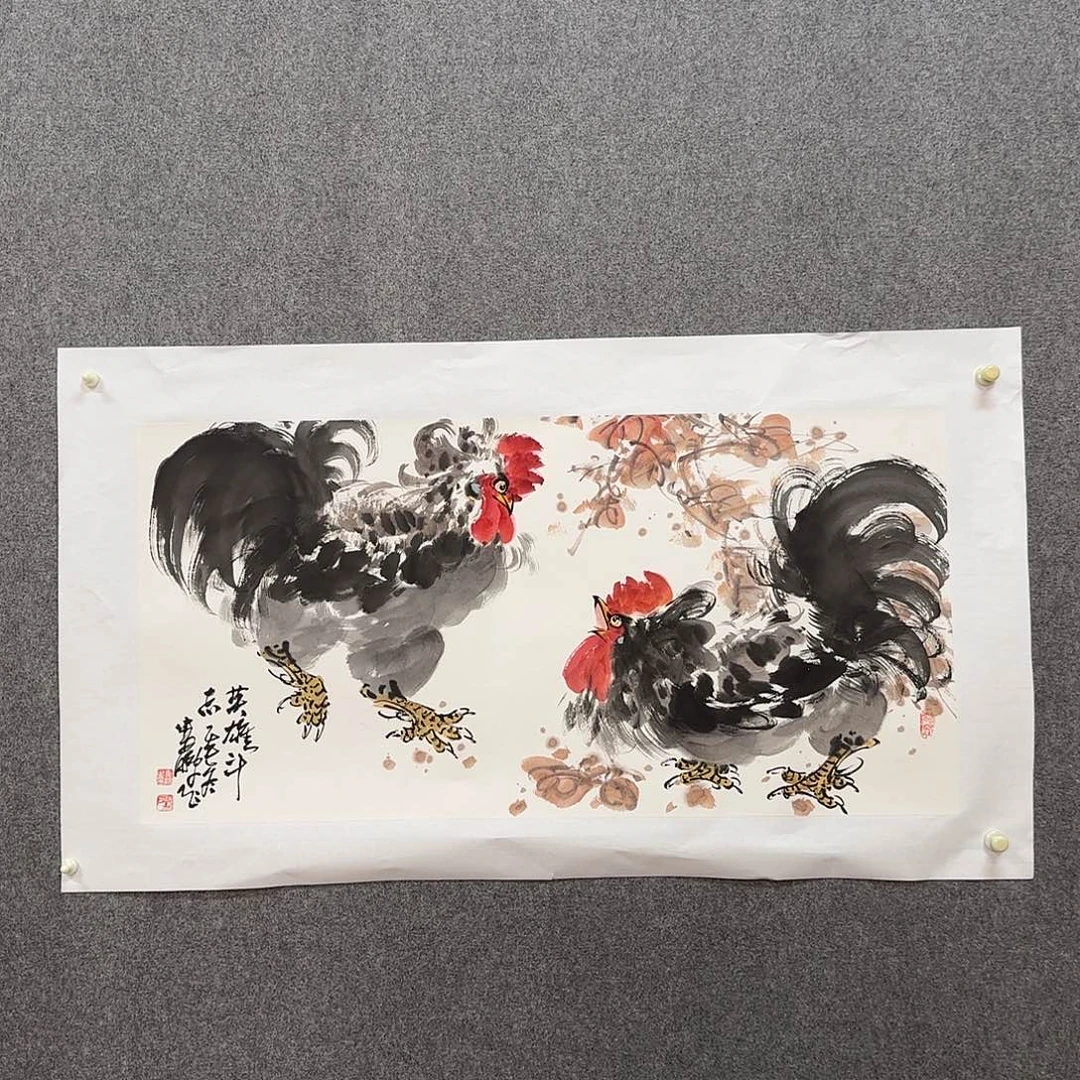 国画彬**理zz娄鹏老师手绘作品