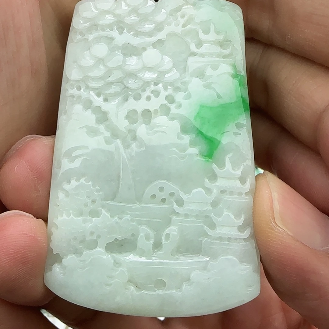 颈饰未镶嵌翡翠翡翠