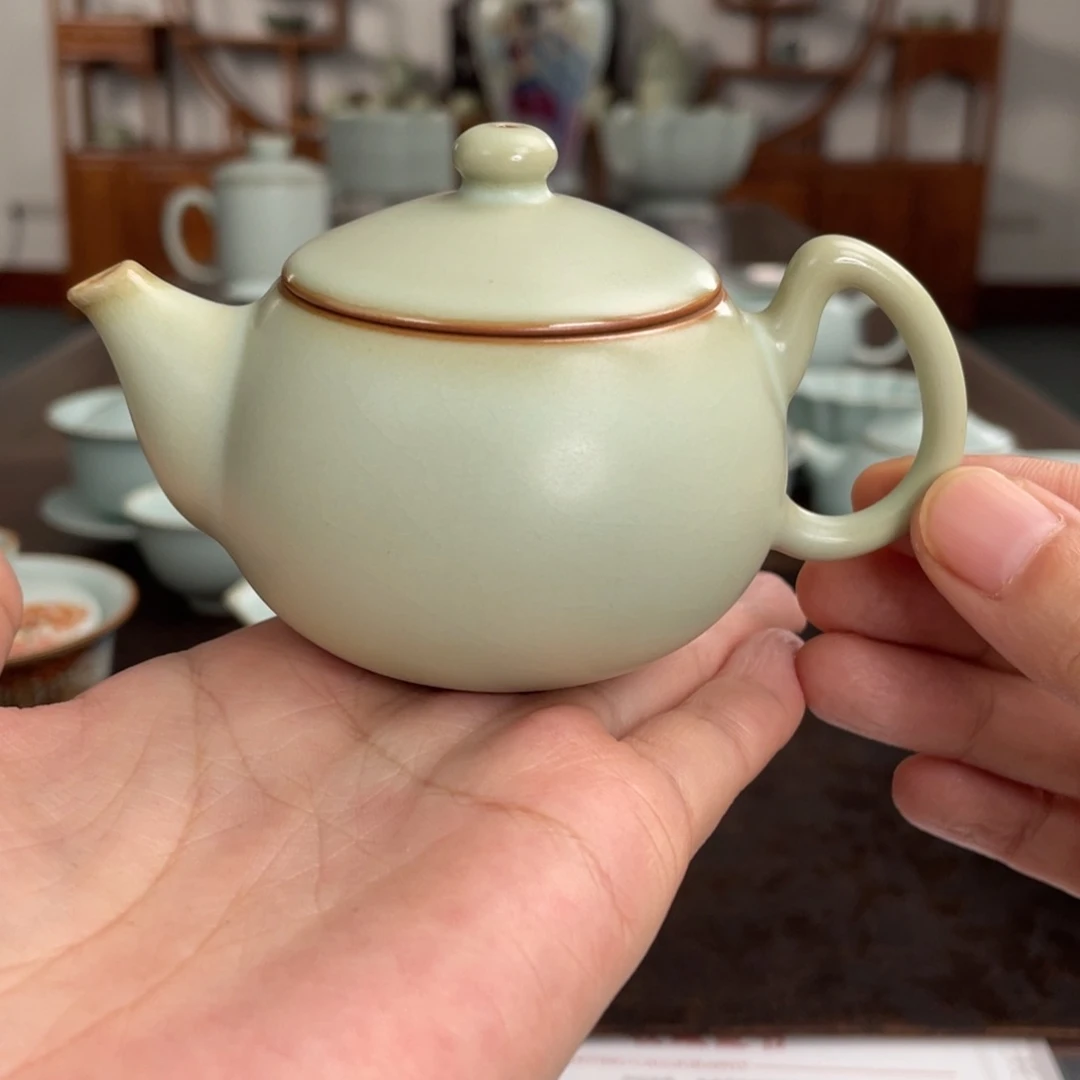 周泽堂粉青澹然壶
