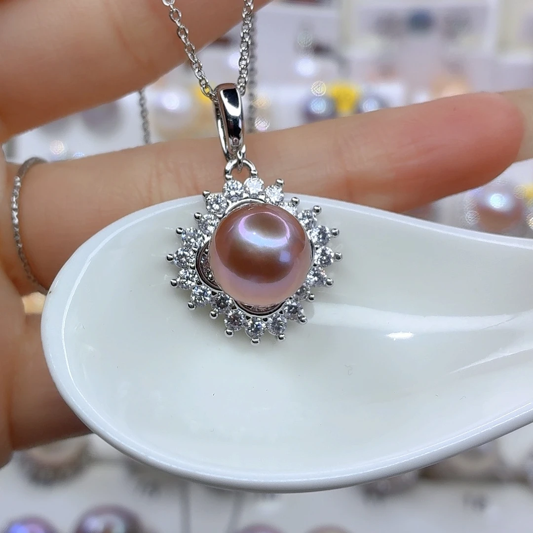 合金颈饰淡水珍珠F