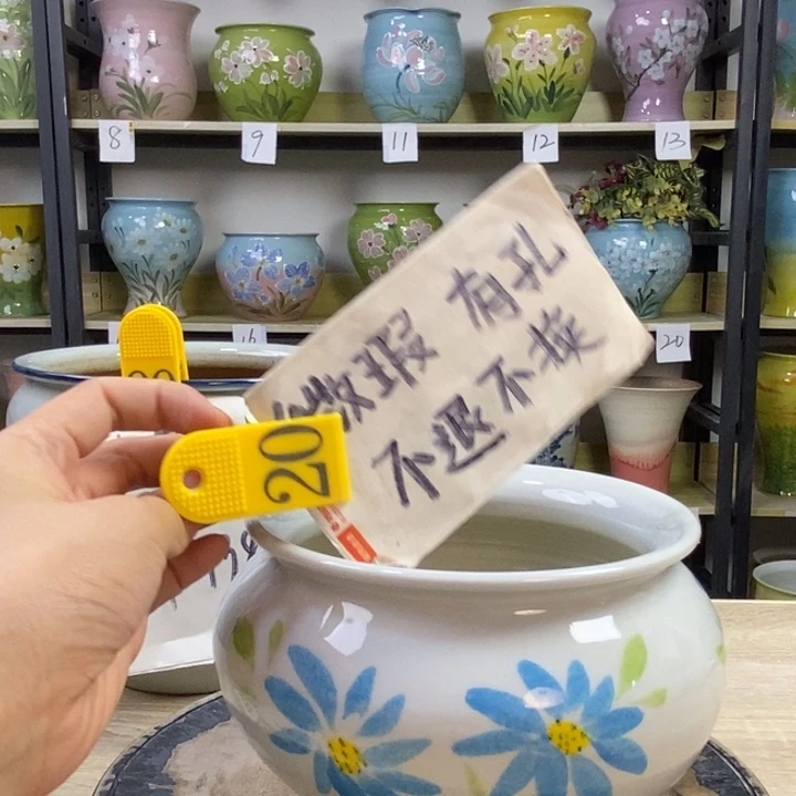 景德镇高温陶瓷花盆