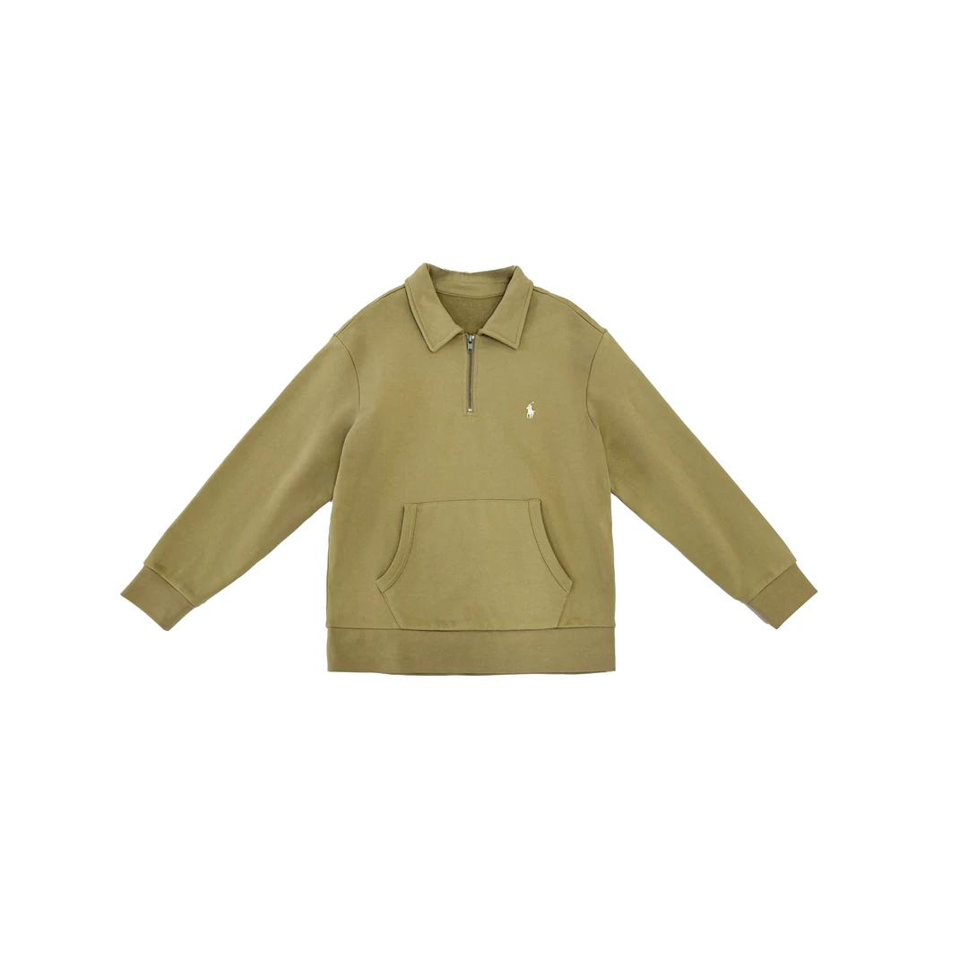 春季新年款四分之一拉链运动衫棉质舒适百搭卫衣F24D3011