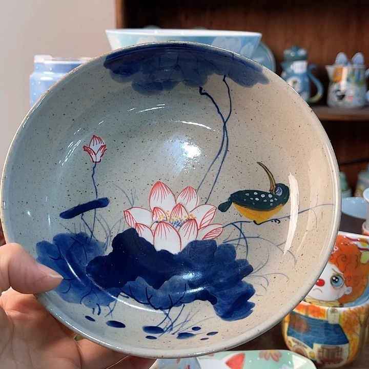 陶景德镇釉下手绘陶瓷