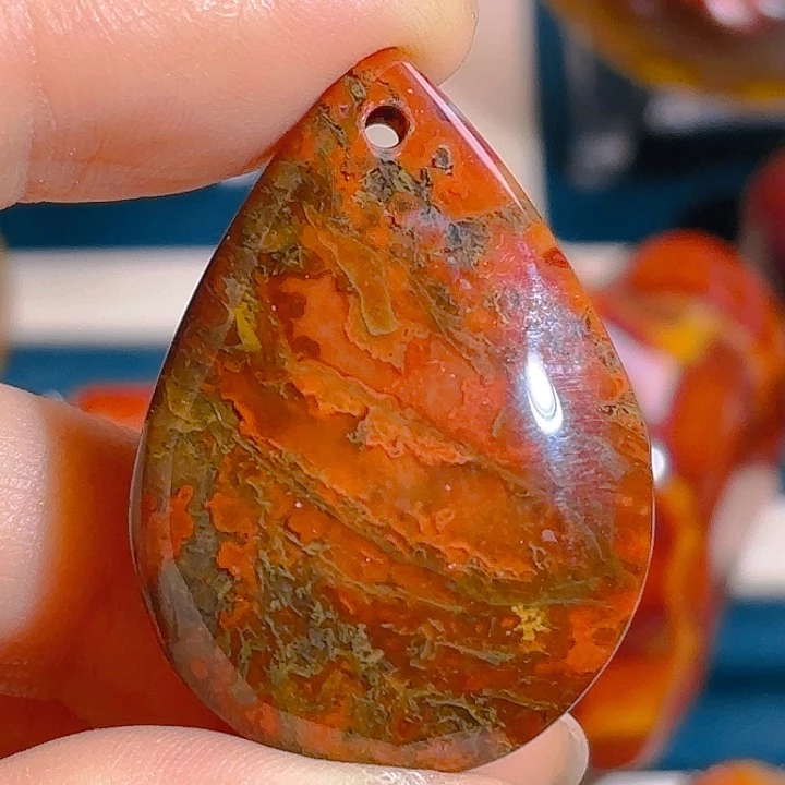 玛瑙/玉髓吊坠(不含链)未镶嵌