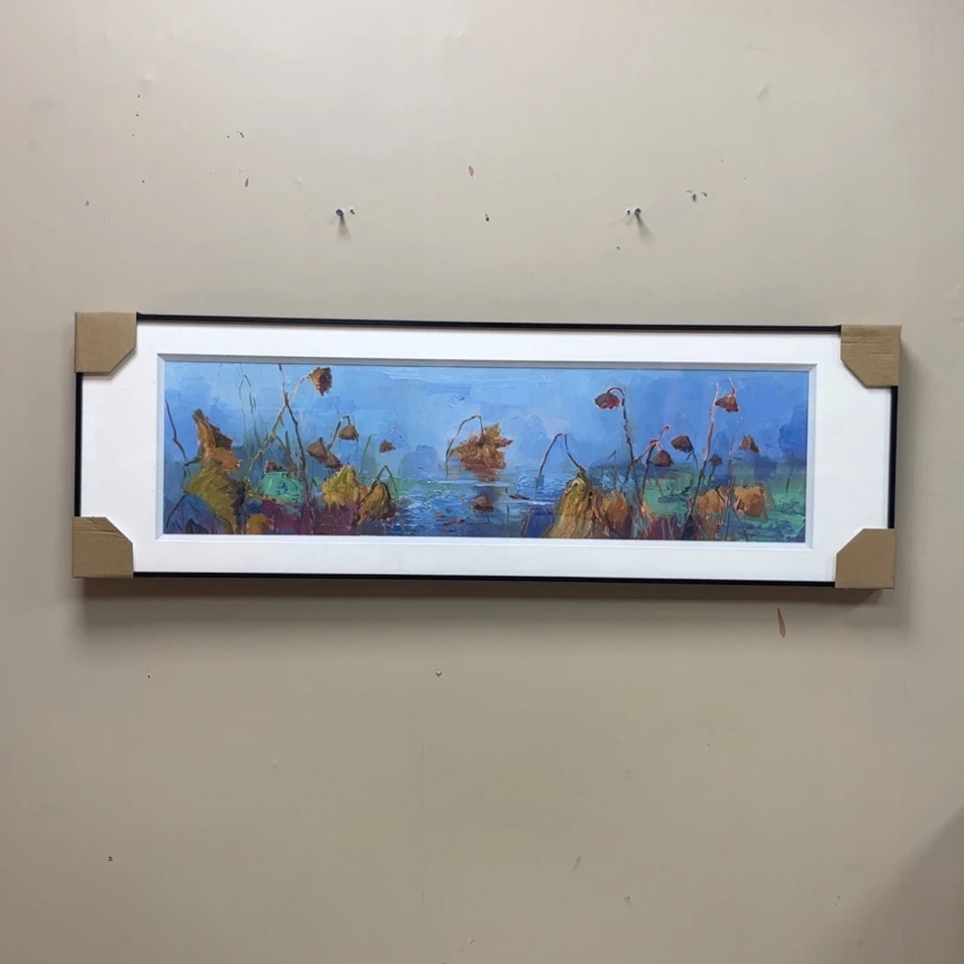 鱼***园手工手绘精品油画