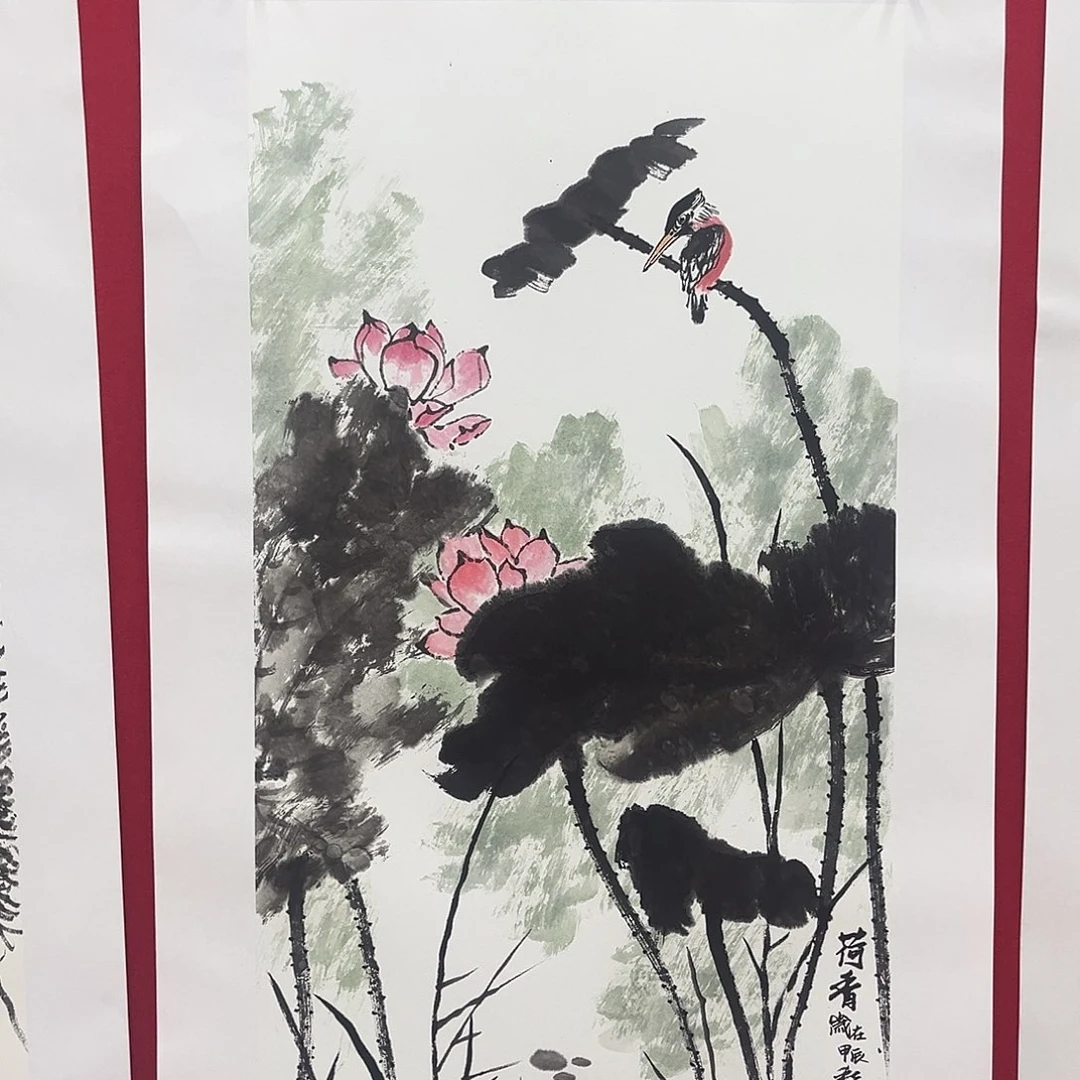 国画绘画作品多次参加全国
