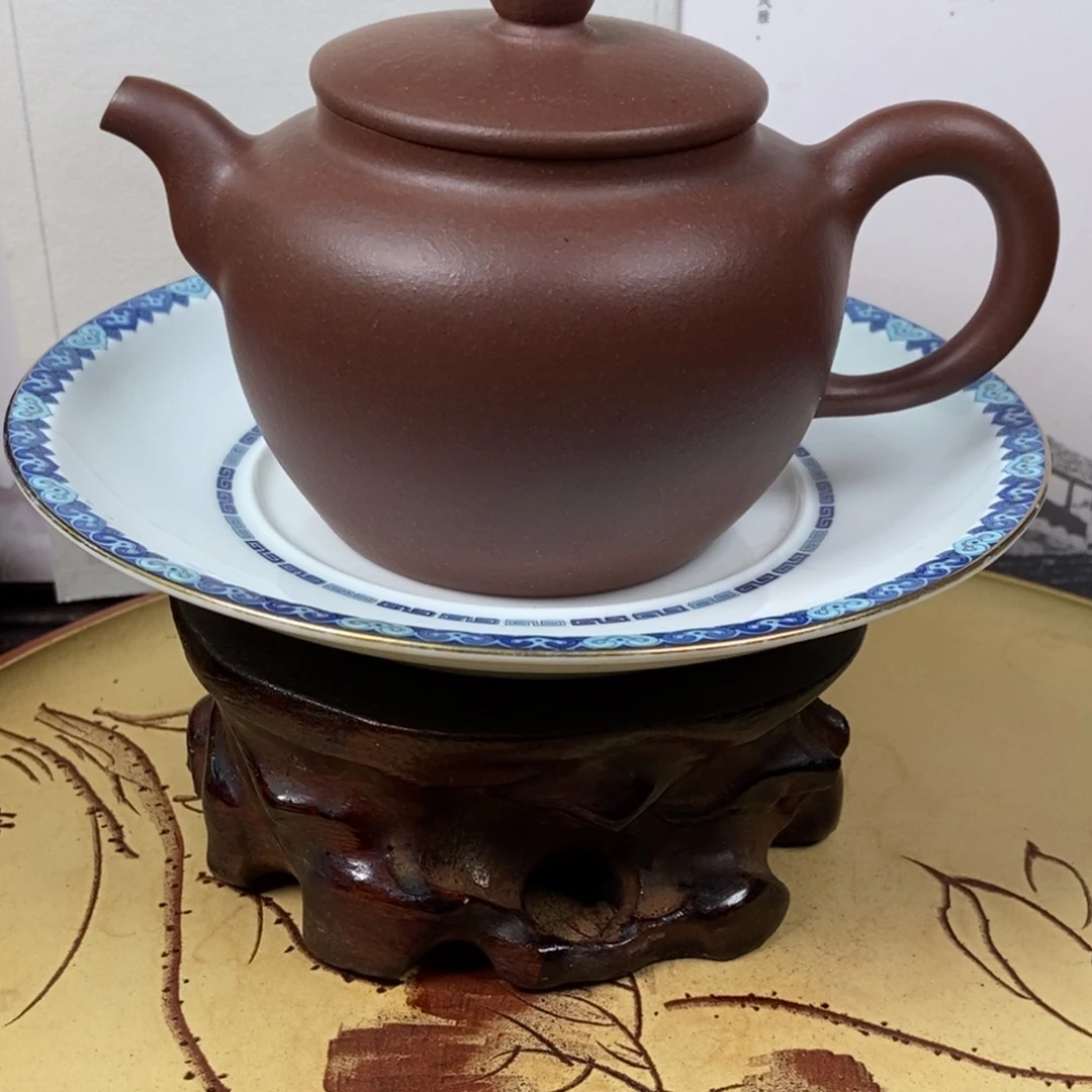 紫砂茶壶袁红梅全手四号井底槽清