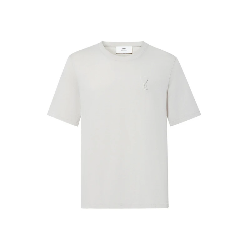 AMIPAIRS 男女同款春夏款经典爱心款立体爱心棉质休闲短袖T恤