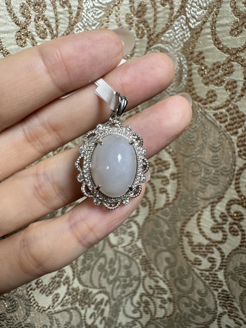 设计师银色镶嵌时尚珠珠古法素款百搭气质