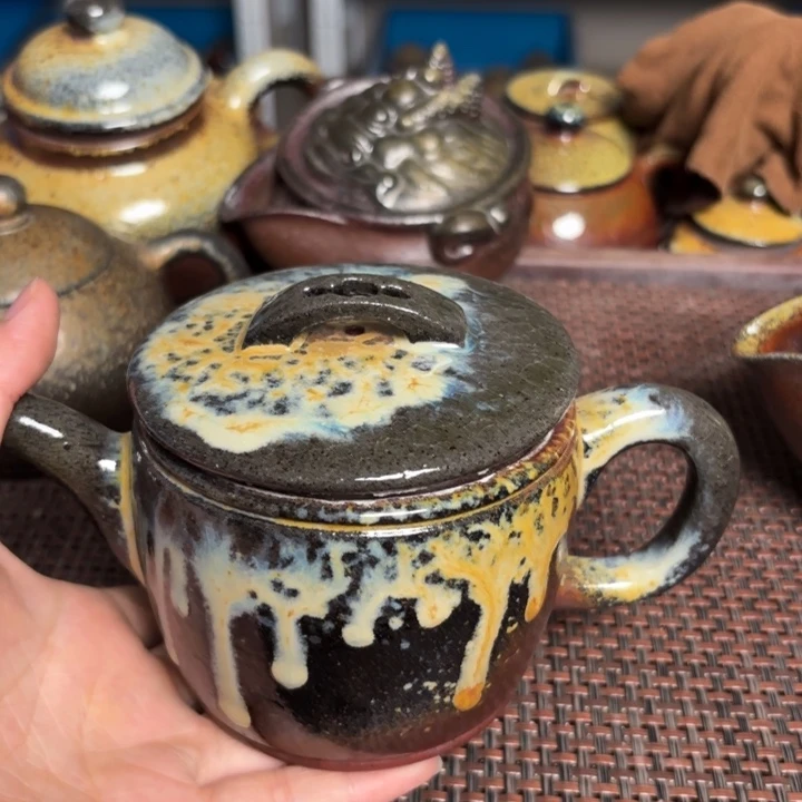 茶杯紫砂垂珠汉瓦
