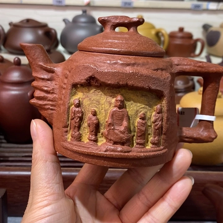 茶壶紫砂微瑕处理一把