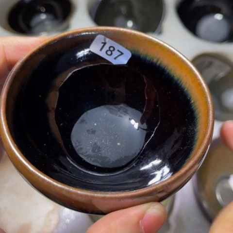 茶盏原矿原釉柴烧建盏
