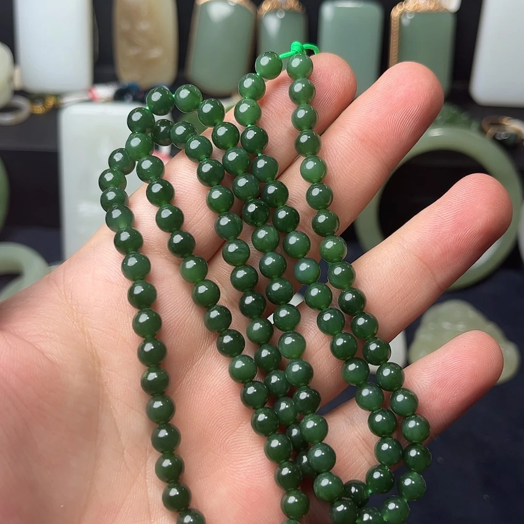 和田玉未镶嵌项链26