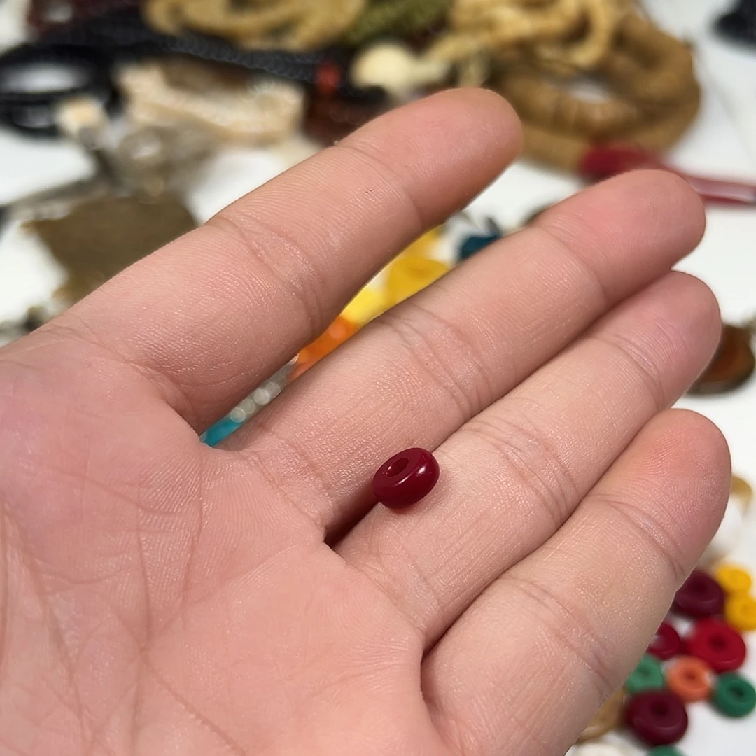 M***y手串星月菩提藏传文玩红蜡