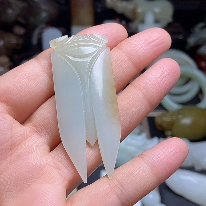 和田玉未镶嵌吊坠(不含链)