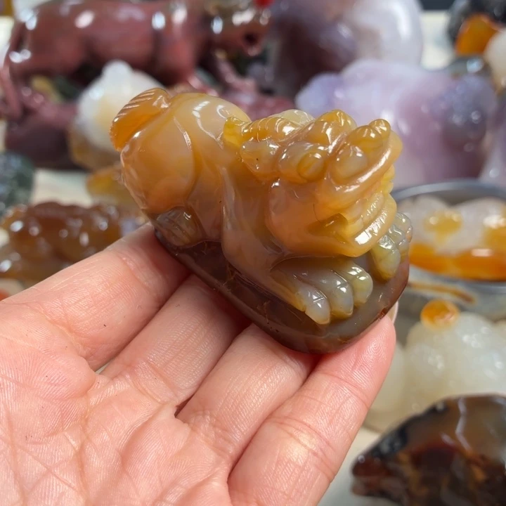 玛瑙/玉髓未镶嵌吊坠(不含链)