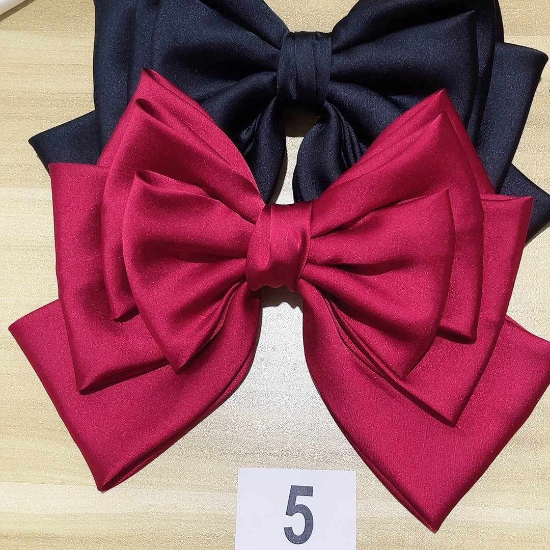 皮质铁合金蝴蝶结发夹